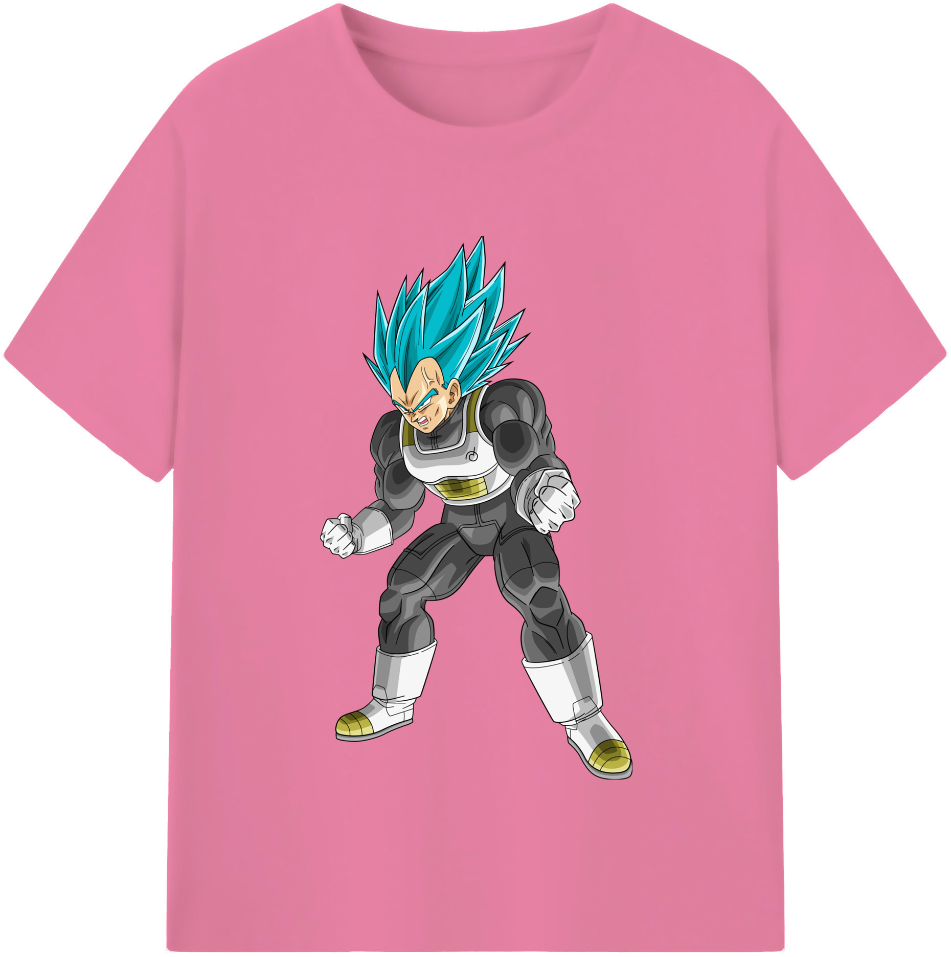 （画像用） ドラゴンボール ベジータ四世（Bejīta Yonsei）DRAGON BALL Vegeta IV 綿100％半袖Tシャツ（フロントプリント）